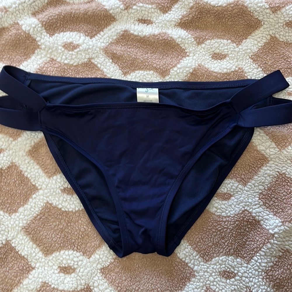 Navy blue bikini bottoms